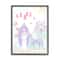 Stupell Industries Children's Princess and Unicorn Magical Fairy Tale Castle Framed Wall Art
